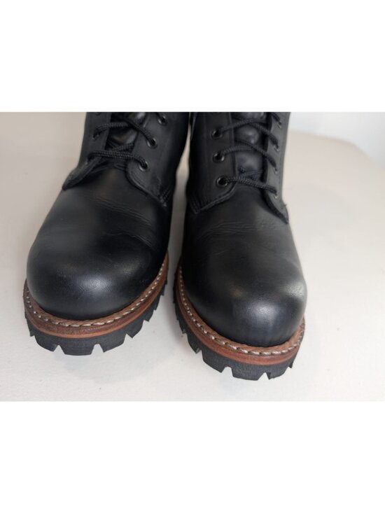 Frye black logger 8G leather boots men\'s size 11.5